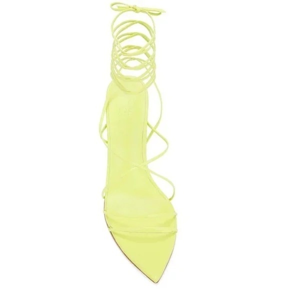 Camila Coelho Jolie Heel in Neon Green - Picture 3 of 12